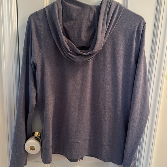 VUORI HALO PERFORMANCE HOODIE 2.0 BLUE QUARTZ HEATHER - Picture 3 of 4